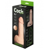 Телесный фаллоудлинитель с мошонкой Cock Next - 17 см. - LOVETOY (А-Полимер) - в Раменском купить с доставкой