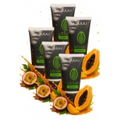 Набор из 5 съедобных лубрикантов JUJU со вкусом тропических фруктов - JuJu - купить с доставкой в Раменском