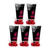 Набор из 5 съедобных лубрикантов JUJU со вкусом малины - JuJu - купить с доставкой в Раменском