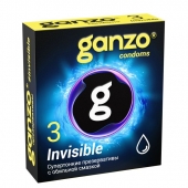 Супертонкие презервативы Ganzo Invisible - 3 шт. - Ganzo - купить с доставкой в Раменском
