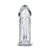 Прозрачная насадка на пенис Uco - 13 см. - A-toys - в Раменском купить с доставкой