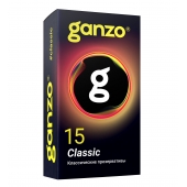 Классические презервативы с обильной смазкой Ganzo Classic - 15 шт. - Ganzo - купить с доставкой в Раменском