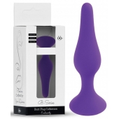 Фиолетовая анальная втулка Silcone Purple Plug Medium - 11 см. - Boys of Toys в Раменском Фиолетовая анальная втулка Silcone Purple Plug Medium - 11 см. - Boys of Toys