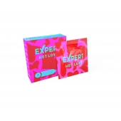 Презервативы с разогревающим эффектом Expert Hot Love - 3 шт. - Expert - купить с доставкой в Раменском