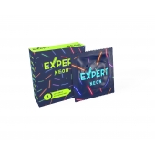 Светящиеся в темноте презервативы Expert Neon - 3 шт. - Expert - купить с доставкой в Раменском