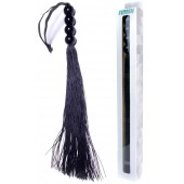 Черная силиконовая плеть - 37 см. - Boys of Toys - купить с доставкой в Раменском