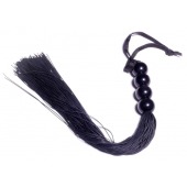 Черная силиконовая плеть - 37 см. - Boys of Toys - купить с доставкой в Раменском