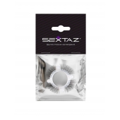 Эластичное кольцо с «ресничками» и 4 шариками - Sextaz - в Раменском купить с доставкой