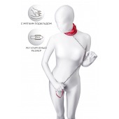 Красный ошейник с подкладкой из меха - ToyFa - купить с доставкой в Раменском