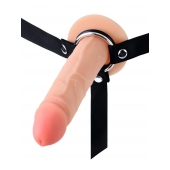 Мужской полый страпон на регулируемых ремнях - 18,5 см. - Sex Expert - купить с доставкой в Раменском