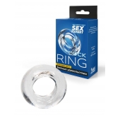 Прозрачное эрекционное кольцо-бублик - Sex Expert - в Раменском купить с доставкой