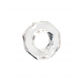 Прозрачное эрекционное кольцо в форме гайки - Sex Expert - в Раменском купить с доставкой