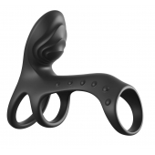 Черная насадка на пенис Ultimate Couples Cage Pro - Pipedream - в Раменском купить с доставкой