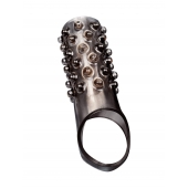 Дымчатая насадка на пенис с выпуклостями - 12 см. - Sex Expert - в Раменском купить с доставкой