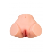 Телесный реалистичный мастурбатор-полуторс с 2 любовными входами - No Name - в Раменском купить с доставкой