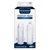 Набор из 2 прозрачных насадок на член Seductive Tickler Sleeves Set - NMC - в Раменском купить с доставкой