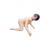 Телесная надувная секс-кукла в позиции догги-стайл - NMC - в Раменском купить с доставкой