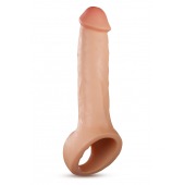 Телесная насадка-удлинитель Thrive 8.75 Inch Realistic Penis Extender Sleeve - 22,2 см. - Blush Novelties - в Раменском купить с доставкой