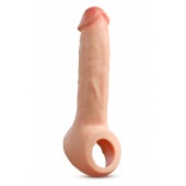 Телесная насадка-удлинитель Thrive 8.75 Inch Realistic Penis Extender Sleeve - 22,2 см. - Blush Novelties - в Раменском купить с доставкой