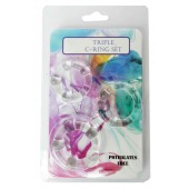 Набор из 3 эрекционных прозрачных колец - Boys of Toys - в Раменском купить с доставкой