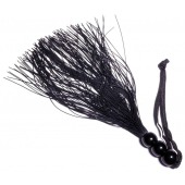 Черная силиконовая плетка - 25,4 см. - Boys of Toys - купить с доставкой в Раменском