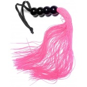 Розовая силиконовая плеть - 35,5 см. - Boys of Toys - купить с доставкой в Раменском