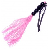 Розовая силиконовая плеть - 35,5 см. - Boys of Toys - купить с доставкой в Раменском