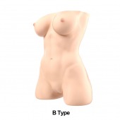 Телесный мастурбатор-торс Jessica B - Naked Factory - в Раменском купить с доставкой