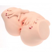 Телесный мастурбатор-полуторс Barbie - Naked Factory - в Раменском купить с доставкой