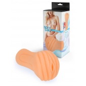 Эластичный мастурбатор в виде вагины телесного цвета - Sexy Girl - в Раменском купить с доставкой