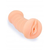 Телесный двусторонний мастурбатор с вибропулей и эрекционными кольцами в комплекте - Sexy Girl - в Раменском купить с доставкой