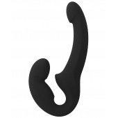 Черный безремневой страпон Share Lite - Fun Factory - купить с доставкой в Раменском