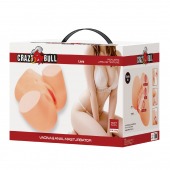 Телесный мастурбатор Liora с 2 любовными тоннелями - Baile - в Раменском купить с доставкой