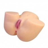 Телесный мастурбатор Liora с 2 любовными тоннелями - Baile - в Раменском купить с доставкой