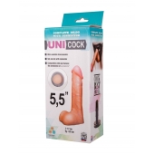 Фаллическая насадка Харнесс UNICOCK 5,5  - 17 см. - LOVETOY (А-Полимер) - купить с доставкой в Раменском
