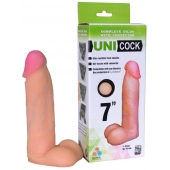 Фаллическая насадка Харнесс UNICOCK 7  - 19 см. - LOVETOY (А-Полимер) - купить с доставкой в Раменском