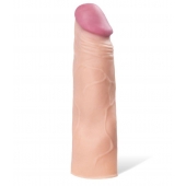 Реалистичная насадка с ярко выраженной головкой - 16,5 см. - A-toys - в Раменском купить с доставкой