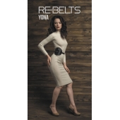 Пояс с клёпками Yona Black - Rebelts - купить с доставкой в Раменском