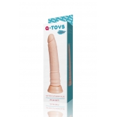 Телесный фаллоимитатор A-toys с присоской - 22 см. - A-toys купить с доставкой в интернет-магазине Orgasmix в Раменском Телесный фаллоимитатор A-toys с присоской - 22 см. - A-toys