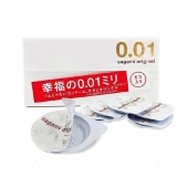 Супер тонкие презервативы Sagami Original 0.01 - 5 шт. - Sagami - купить с доставкой в Раменском