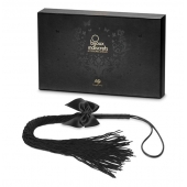 Чёрная плётка Lilly Whip Bijoux - Bijoux Indiscrets - купить с доставкой в Раменском