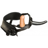 Женский страпон с вагинальной пробкой Woman Strap - 12 см. - LOVETOY (А-Полимер) - купить с доставкой в Раменском