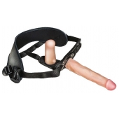 Женский страпон с вагинальной пробкой Woman Strap - 18 см. - LOVETOY (А-Полимер) - купить с доставкой в Раменском