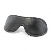 Кожаная маска на глаза - БДСМ Арсенал - купить с доставкой в Раменском