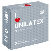 Презервативы с точками Unilatex Dotted - 3 шт. - Unilatex - купить с доставкой в Раменском