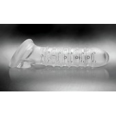 Утолщающая ребристая насадка на пенис - Доминирующее кольцо - в Раменском купить с доставкой