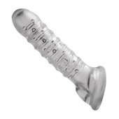 Утолщающая ребристая насадка на пенис - Доминирующее кольцо - в Раменском купить с доставкой