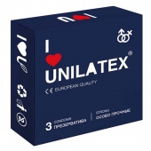 Ультрапрочные презервативы Unilatex Extra Strong - 3 шт. - Unilatex - купить с доставкой в Раменском