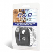 Утяжка для мошонки и пениса Cock Ring With 1  Ball Stretcher And Optional Weight Ring - BlueLine - купить с доставкой в Раменском