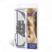 Утяжка на пенис и мошонку Cock Ring With 1.5  Ball Stretcher And Optional Weight Ring - BlueLine - купить с доставкой в Раменском